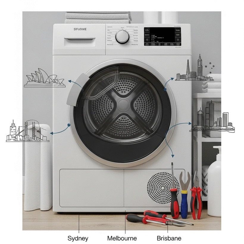 Dryer Repair Cost Guide: What to Expect in Sydney, Melbourne & Brisbane